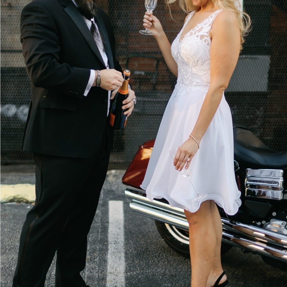 🎉Host Pick x2🎉 NWOT JJ’s House White Formal Dress Prom Graduation Wedding
